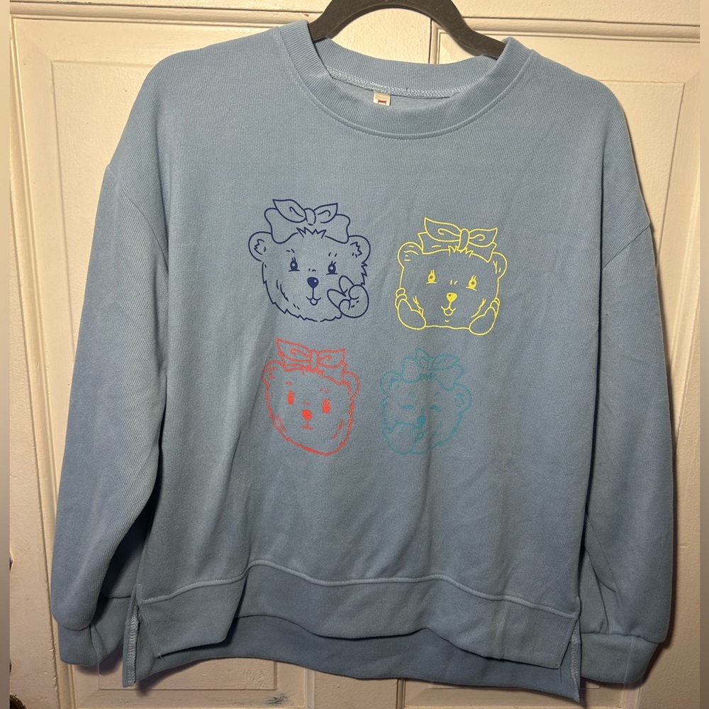 Cute bear faces sweatshirt
